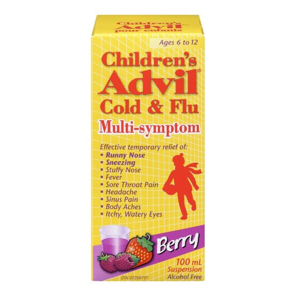 Children’s Advil relieves fevers for up to 8 hours, so your kid can get back to being a kid. To be sure this product is right for your child, always read and follow the label. Includes 1 package containing Children's Advil Suspension (100 mL bottle, Fruit-0