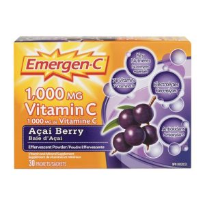 Emergen-C® Acai-Berry 1000mg Vitamin C / Electrolytes / B Vitamins Mineral Supplement| 30 packs-0