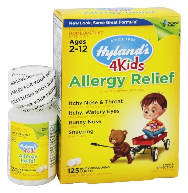 Hyland's 4 Kids Allergy Relief - 125 Tablets-277