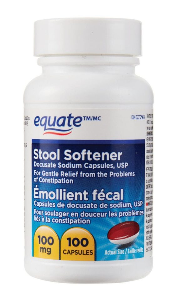 Equate Stool Softener| 100mg / 100 capsules-0