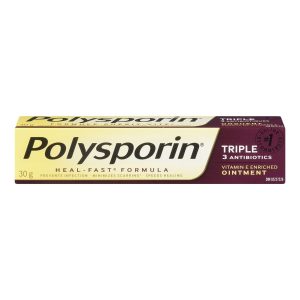 Polysporin Triple Antibiotic Cream, Heal-Fast Formula 30 g-0