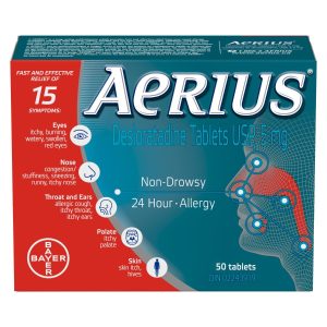 Aerius® 50 tablets| Fast Multi-Symptom Allergy relief-0
