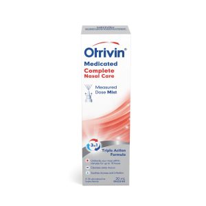 Otrivin Complete Medicated Cold & Allergy Relief Nasal Decongestant| 20ml Measured dose Mist-0