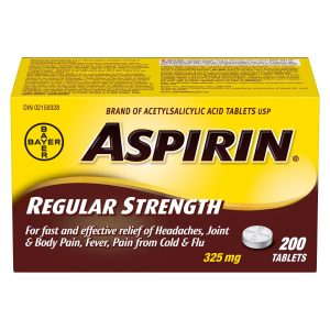ASPIRIN® Regular Strength, 325mg | 200 Tablets-0