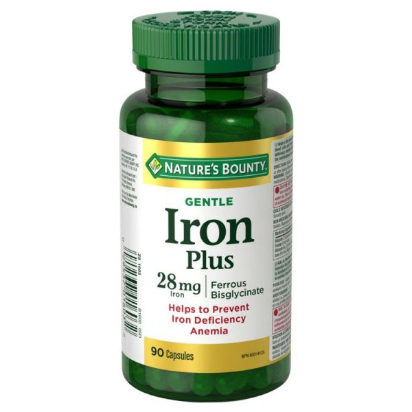 Nature's Bounty Gentle Iron 90 capsules-0