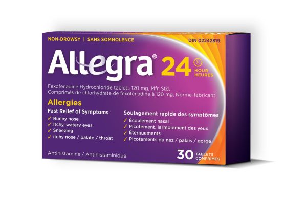 Allegra 24 Hour Allergy Relief Tablets x 30 Tablets-0
