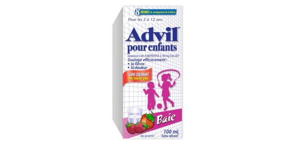 Children's Advil Suspension Dye-Free Berry 100 ml-0