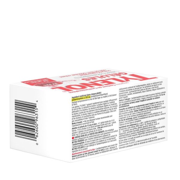 Tylenol Liquid Gels for Headache, Pain & Fever x 32 capsules-197