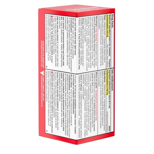 Tylenol Children's Medicine, Relief of fever & pain ages 2-11, Bubble Gum Suspension liquid, Acetaminophen 160mg/5mL, 100mL-90