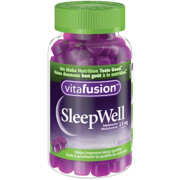 Vitafusion SleepWell Gummy Supplement 60 gummies, natural flavour-340