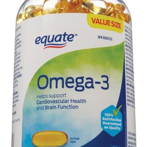 Equate Omega-3 1000mg Softgel 300ct-0