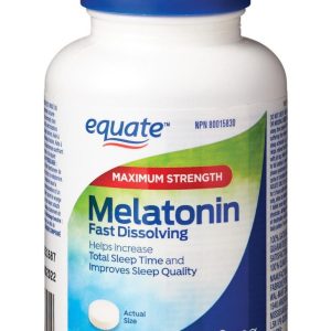 Equate Maximum Strength Melatonin 10 mg| 90 Sublingual Tablets-0