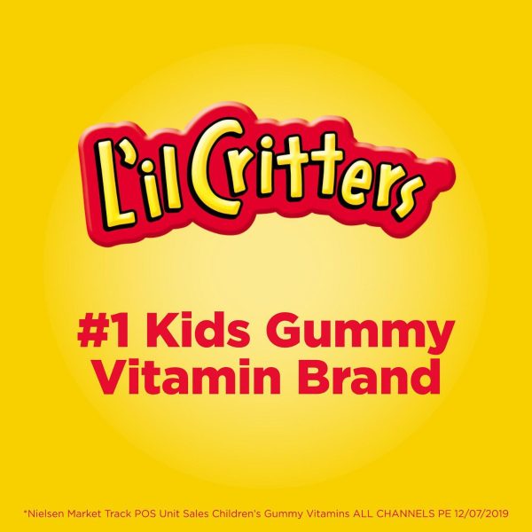 L’il Critters GummyVites Complete Multivitamin Gummies for Kids| 70 gummies vitamins, natural flavours-436