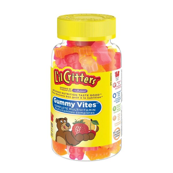 L’il Critters GummyVites Complete Multivitamin Gummies for Kids| 70 gummies vitamins, natural flavours-437