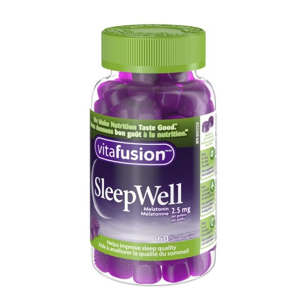 Vitafusion SleepWell Gummy Supplement 60 gummies, natural flavour-338