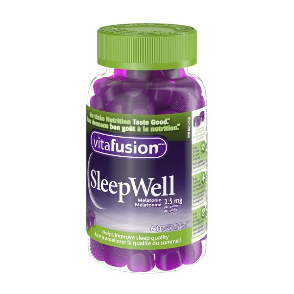 Vitafusion SleepWell Gummy Supplement 60 gummies, natural flavour-339