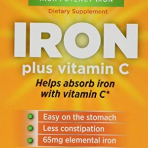 Vitron-c High Potency Iron Supplement Tablets 60 Ct (Pack of 2)-0
