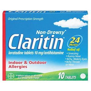 Claritin 24 Hour Allergy, Non-Drowsy, Tablets, 10 ct-0